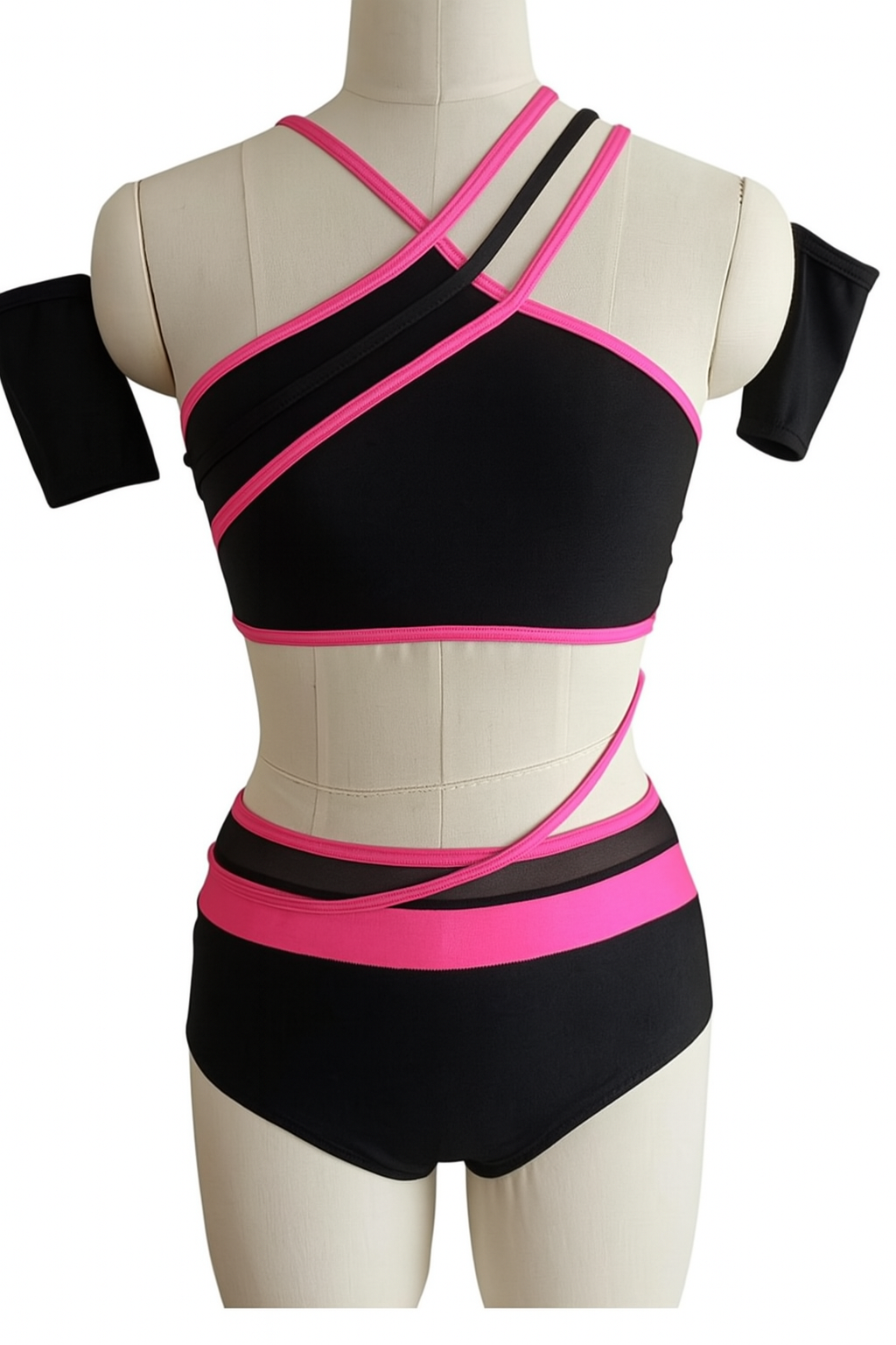 BGT-302 Lyrical Contemporary Jazz Dance Costume Connected 2 Piece