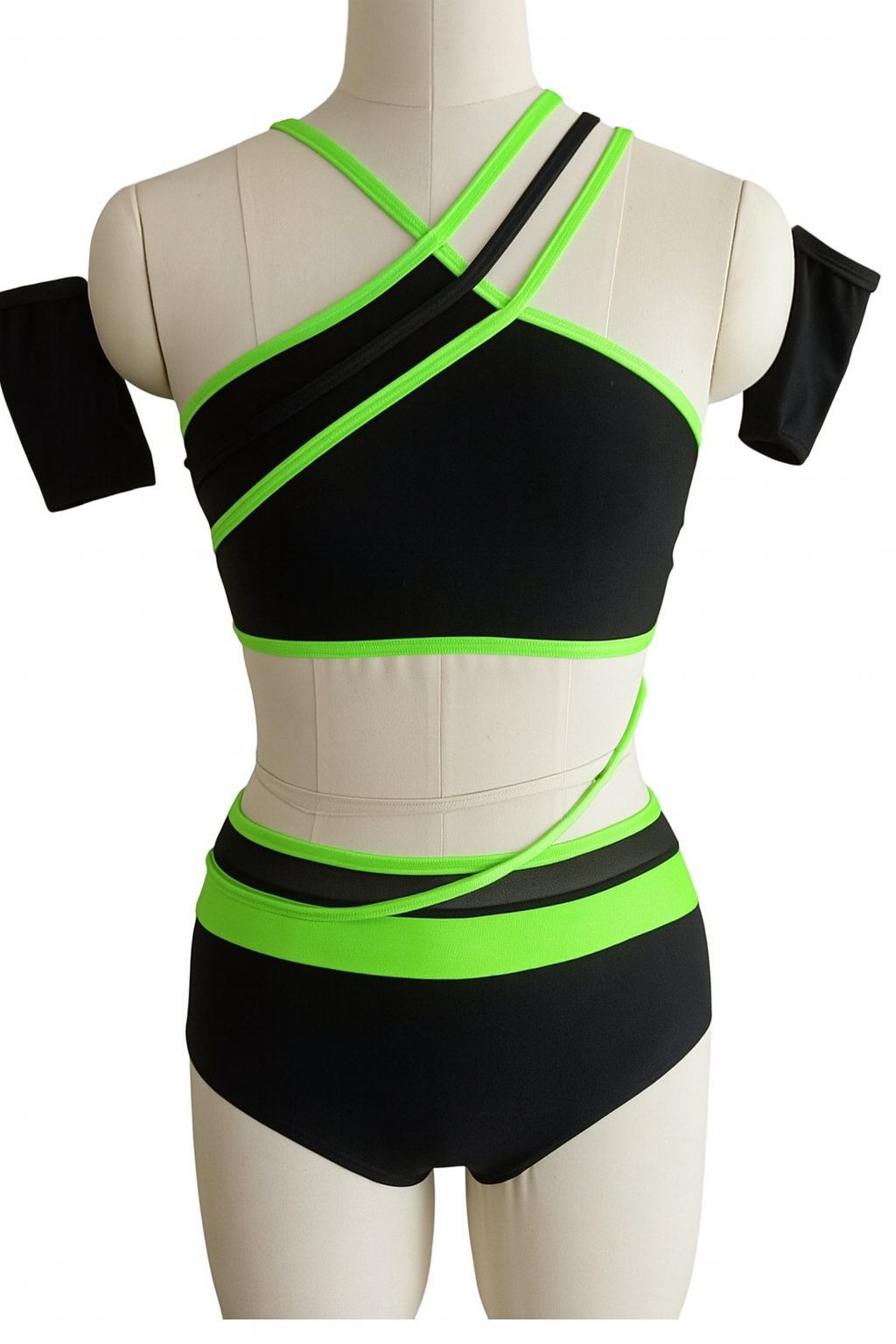 BGT-302 Lyrical Contemporary Jazz Dance Costume Connected 2 Piece