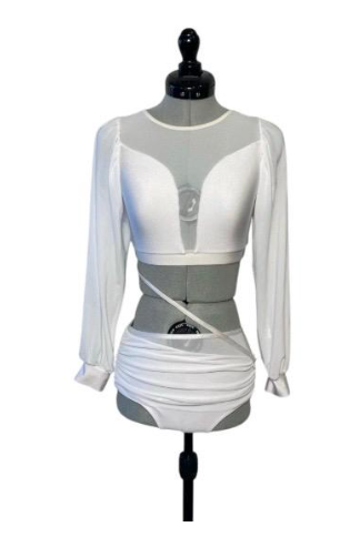 BGT-303 Lyrical Contemporary Jazz Dance Costume Connected 2 Piece
