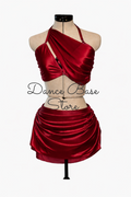 BGT-110-S Lyrical Contemporary 2 Piece Satin Dance Costume