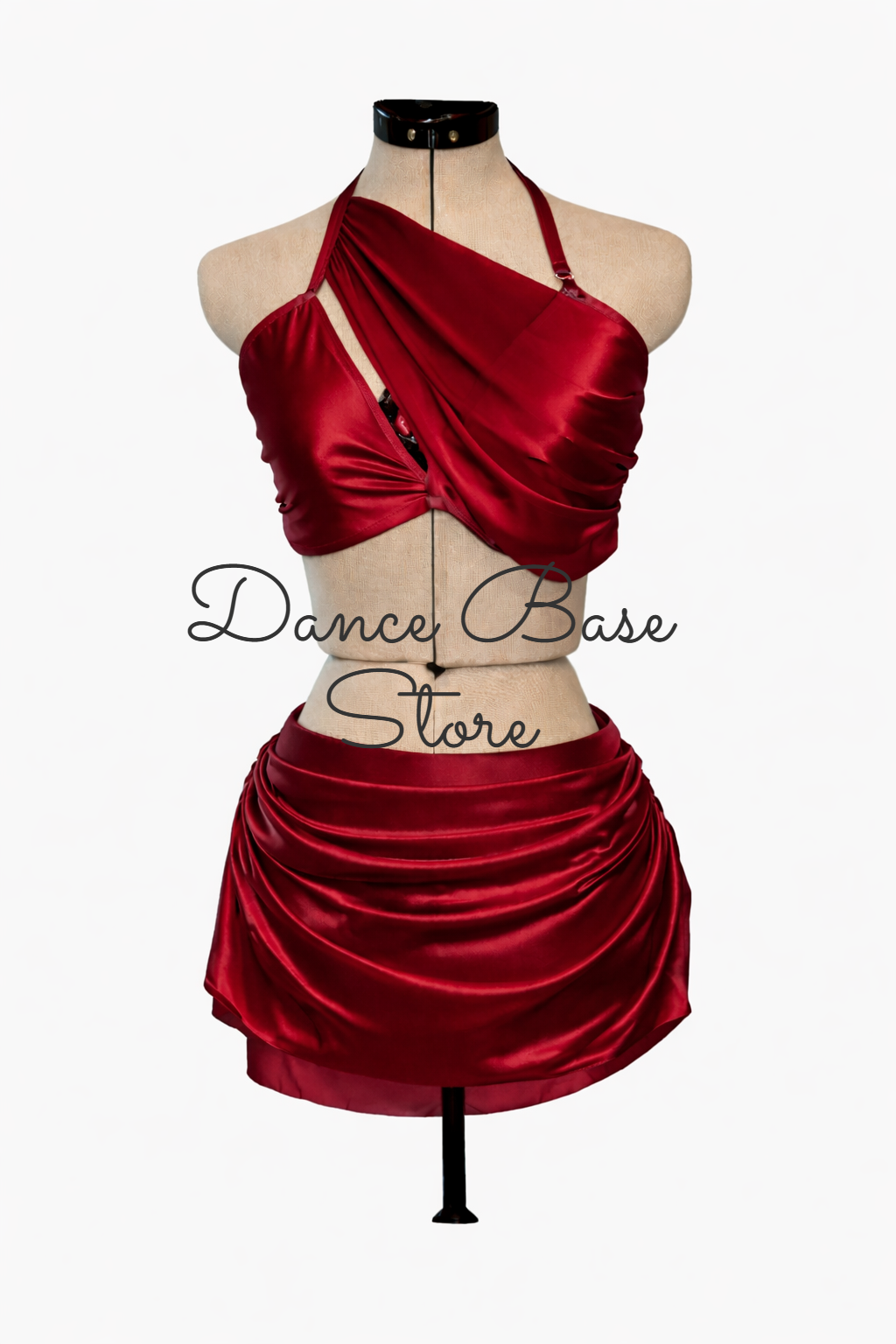 BGT-110-S Lyrical Contemporary 2 Piece Satin Dance Costume