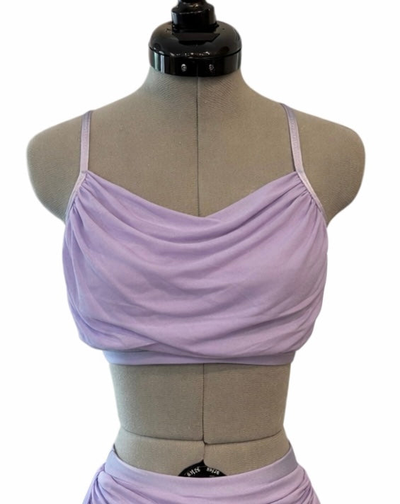 CST-104(2)T Lyrical Contemporary 2 Piece Dance Costume Top