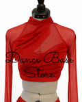 CST-150T Lyrical Contemporary 2 Piece Long Sleeve Dance Costume Top