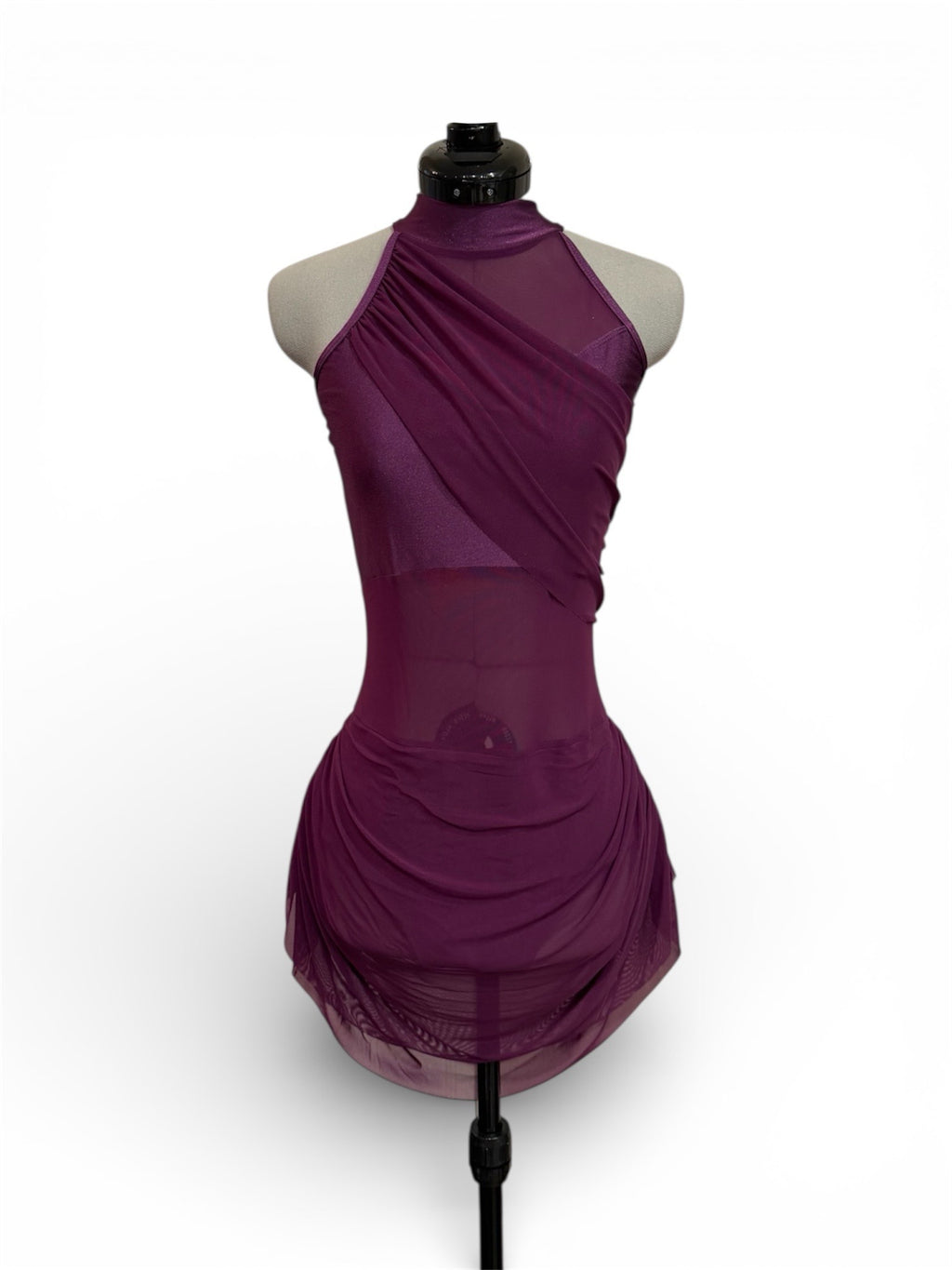 CST-207 Lyrical Contemporary Leotard Sleeveless with Front Sash and Skirt