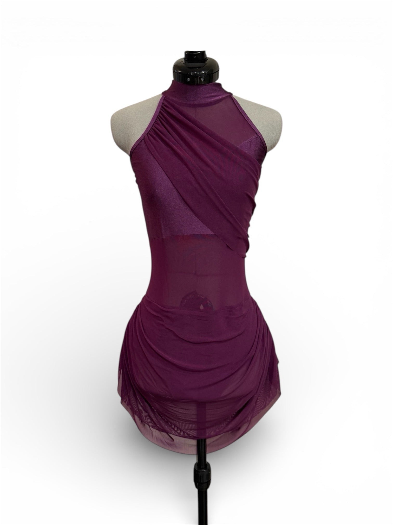 CST-207 Lyrical Contemporary Leotard Sleeveless with Front Sash and Skirt