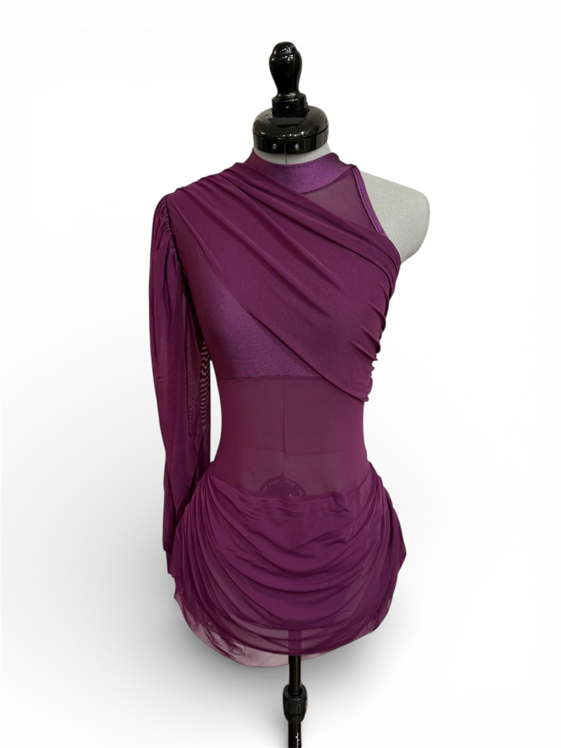 CST-208 Lyrical Contemporary Leotard One Sleeve and Skirt
