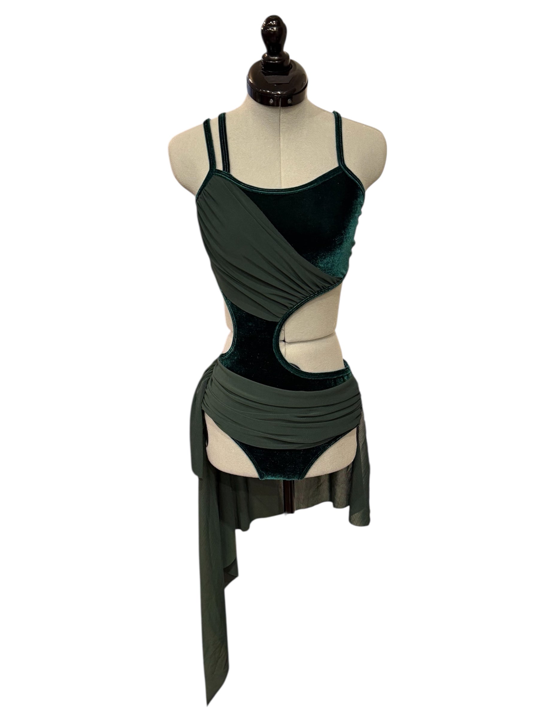 BGT-211-V Lyrical Contemporary Leotard with Sash and Skirt