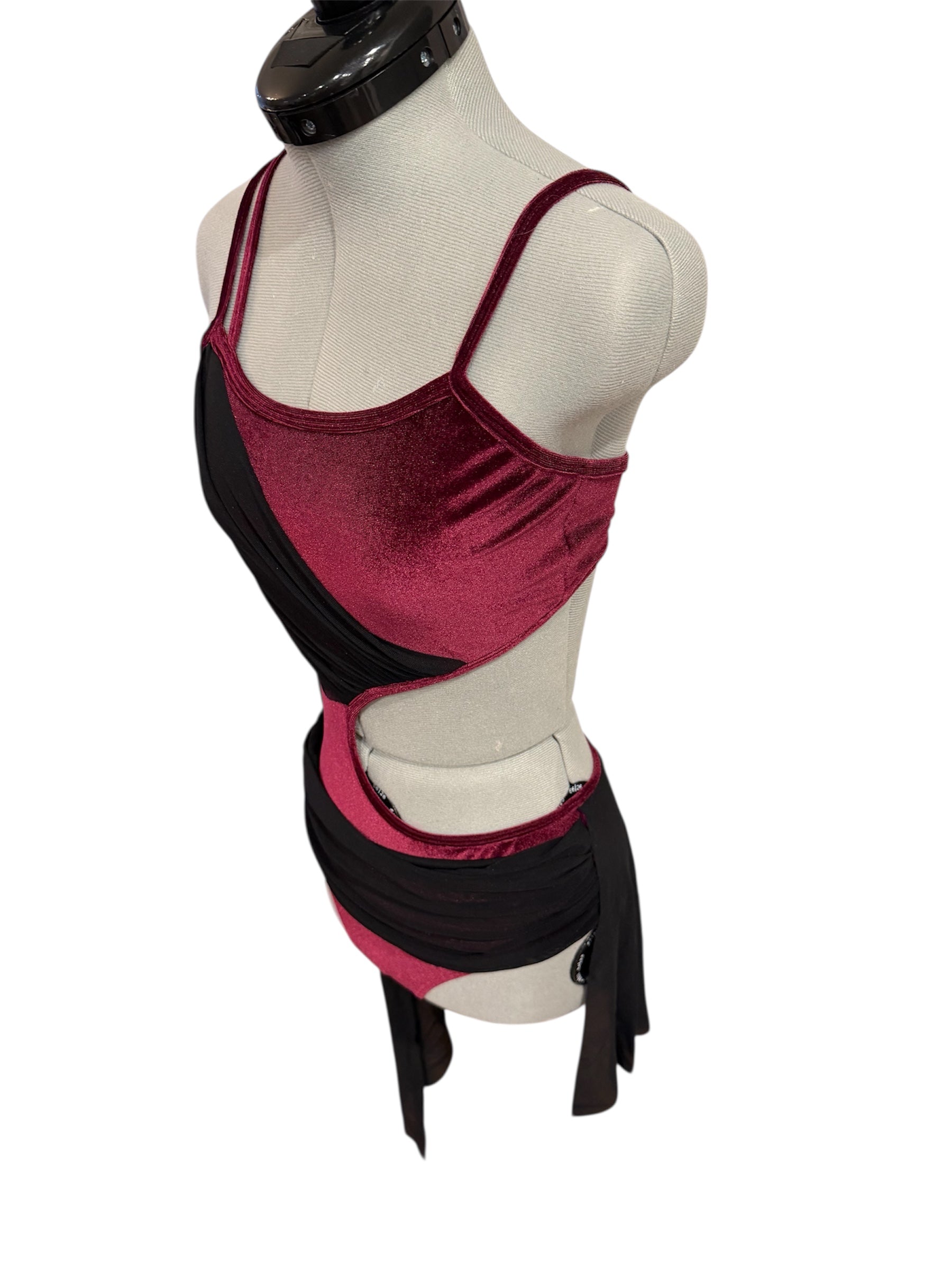 BGT-211-V Lyrical Contemporary Leotard with Sash and Skirt