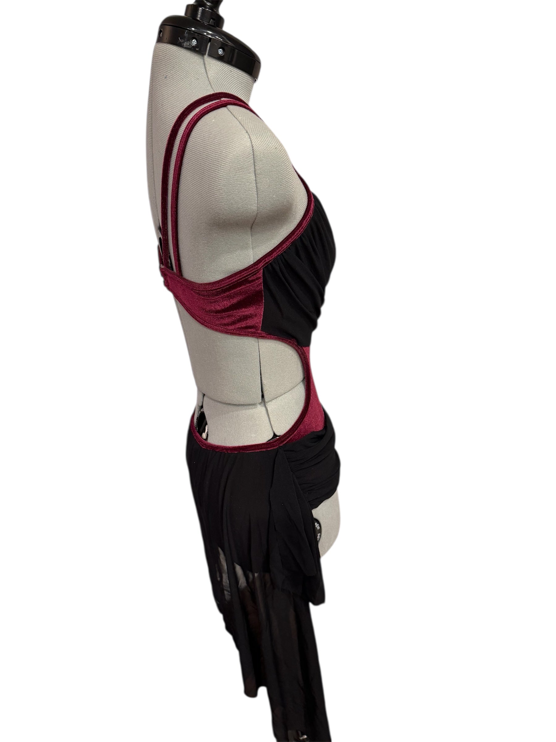 BGT-211-V Lyrical Contemporary Leotard with Sash and Skirt