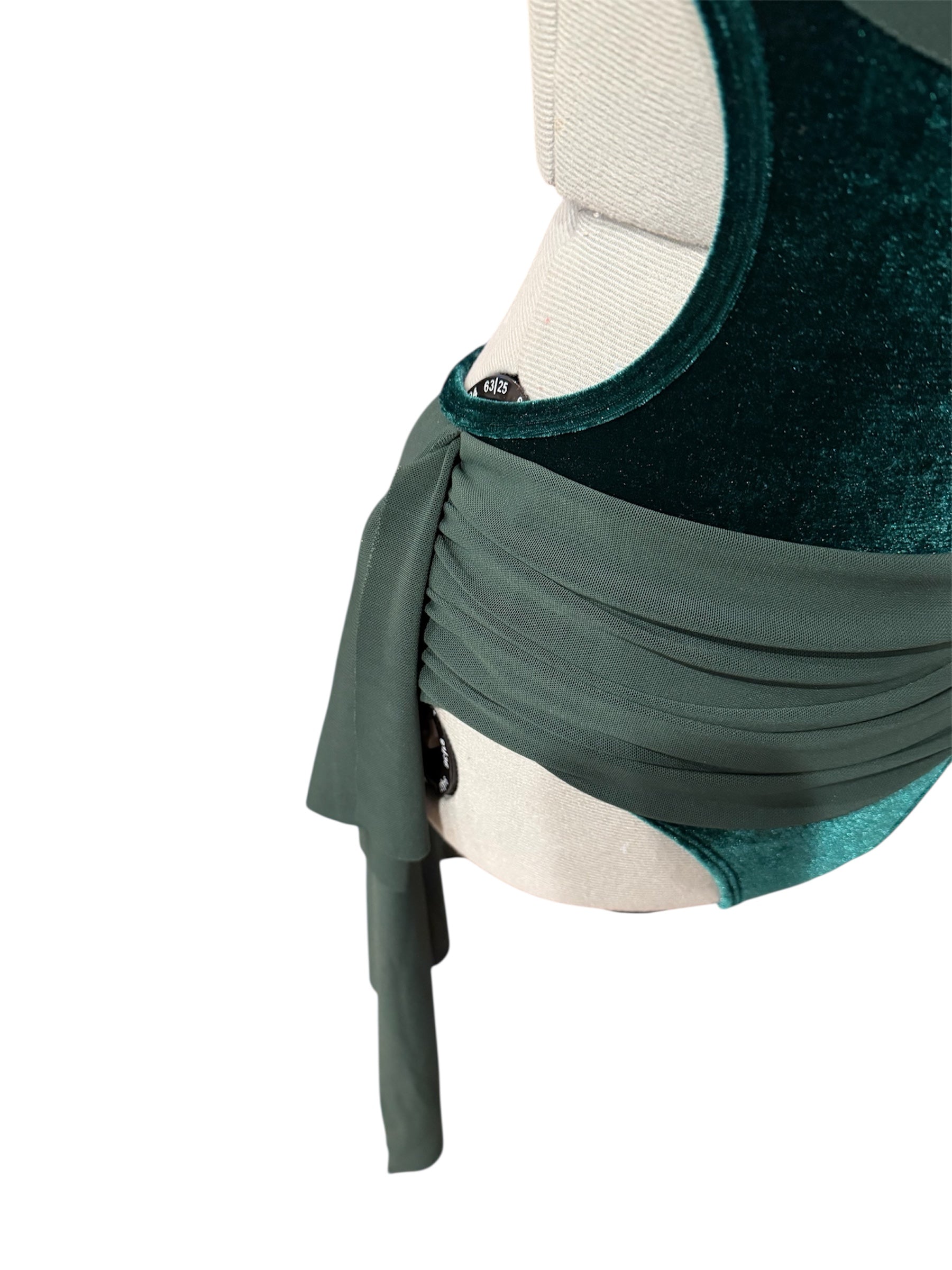 BGT-211-V Lyrical Contemporary Leotard with Sash and Skirt