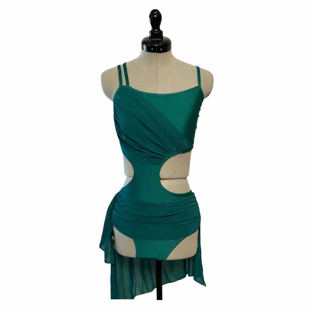 BGT-211 Lyrical Contemporary Leotard with Sash and Skirt