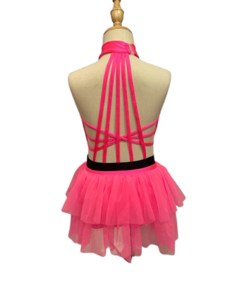 CST-303 Jazz Musical Theater 2 Piece Costume with Skirt