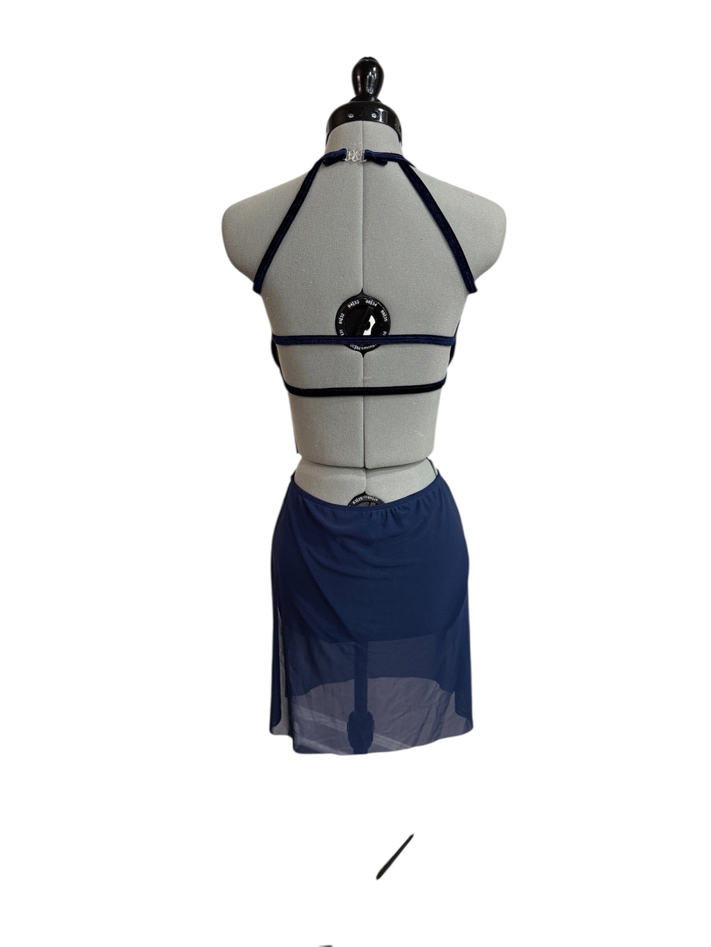 CST-306-V Velvet Lyrical Contemporary 2 Piece Connected Dance Costume