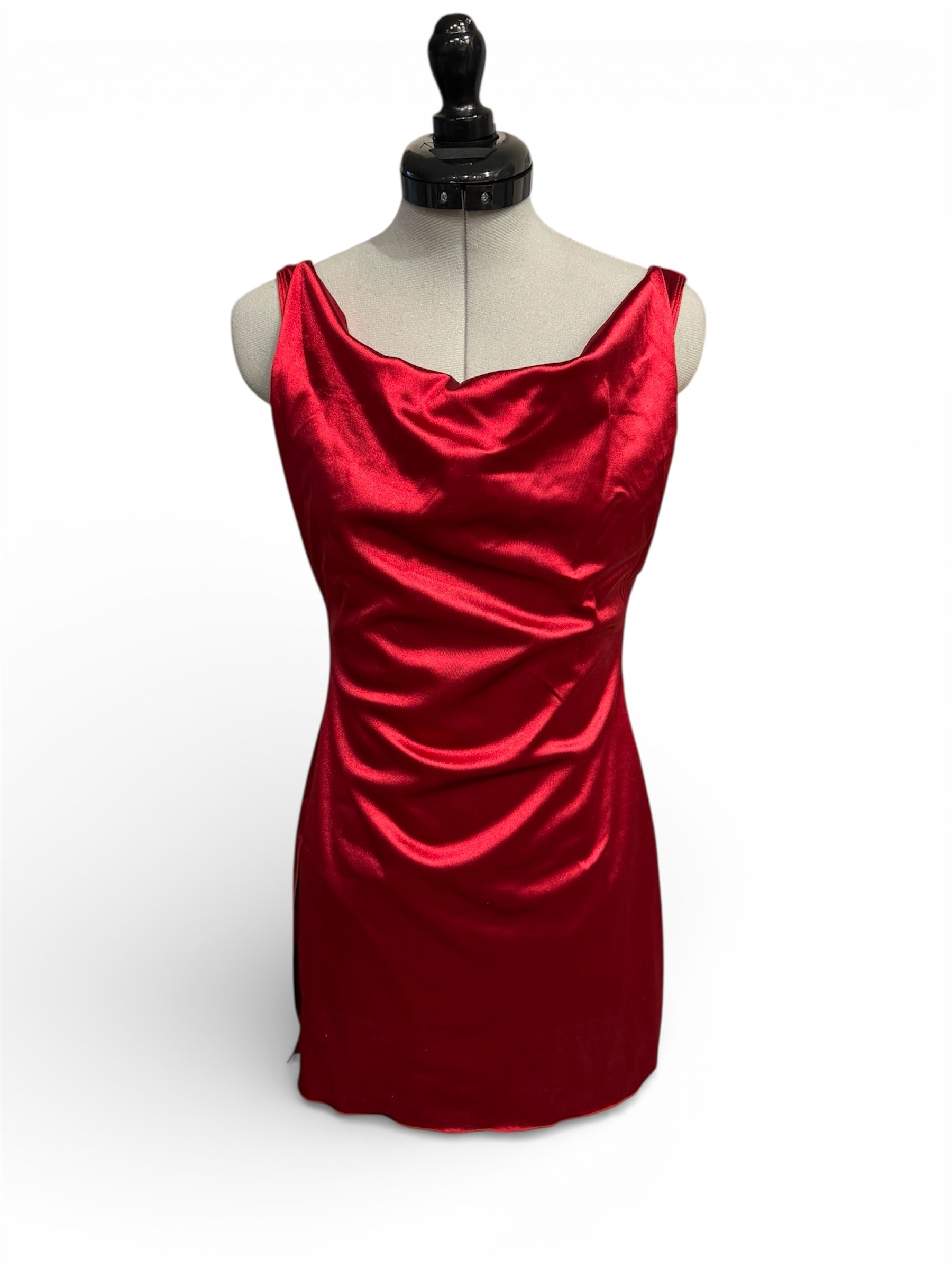 CST-407-S Satin Slip Dress