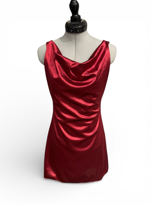 CST-407-S Satin Slip Dress