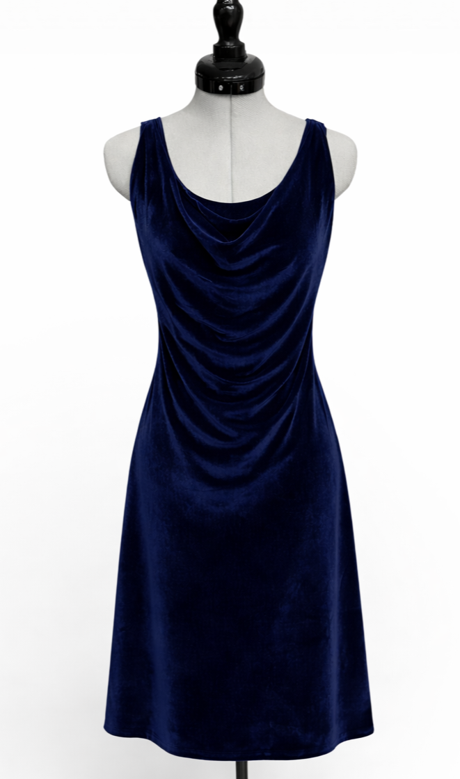 CST-408-V Velvet Slip Dress