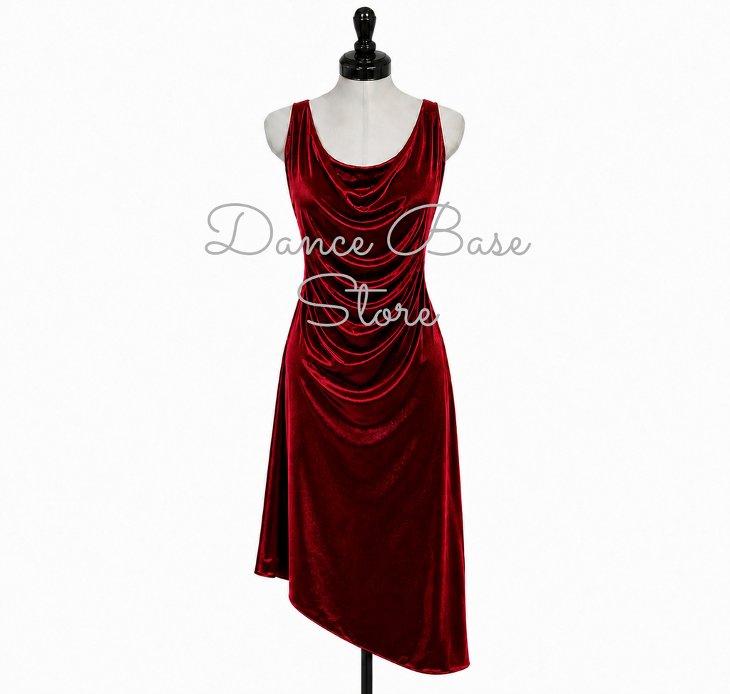 CST-409-V Velvet Slip Dress