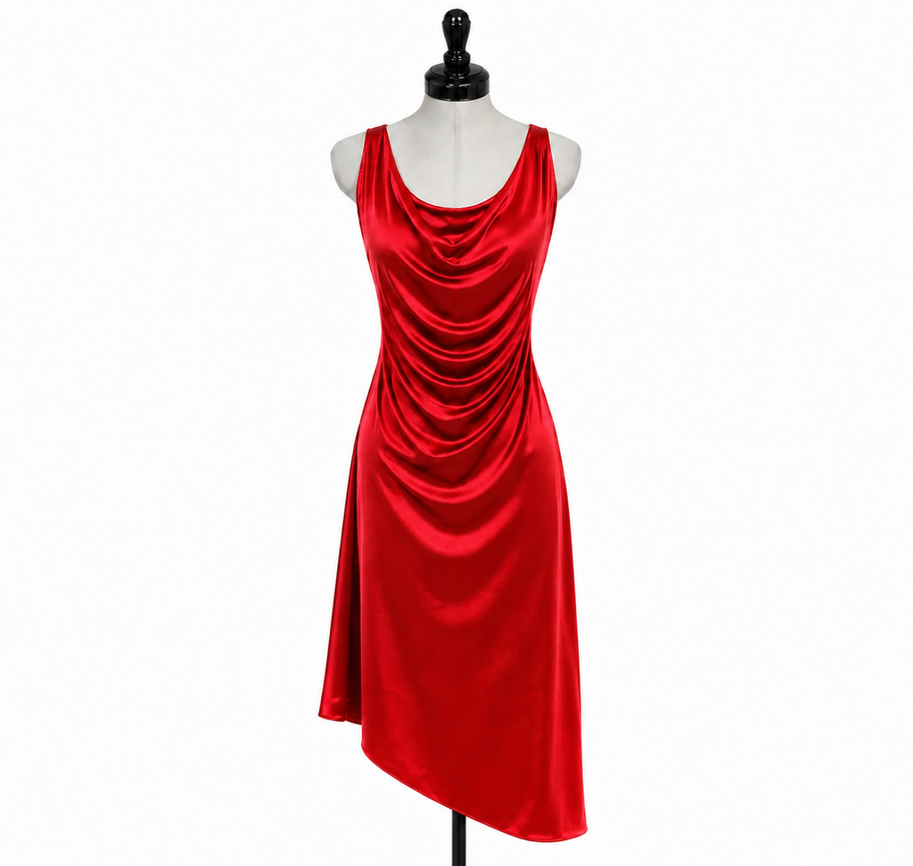 CST-409-S Satin Slip Dress