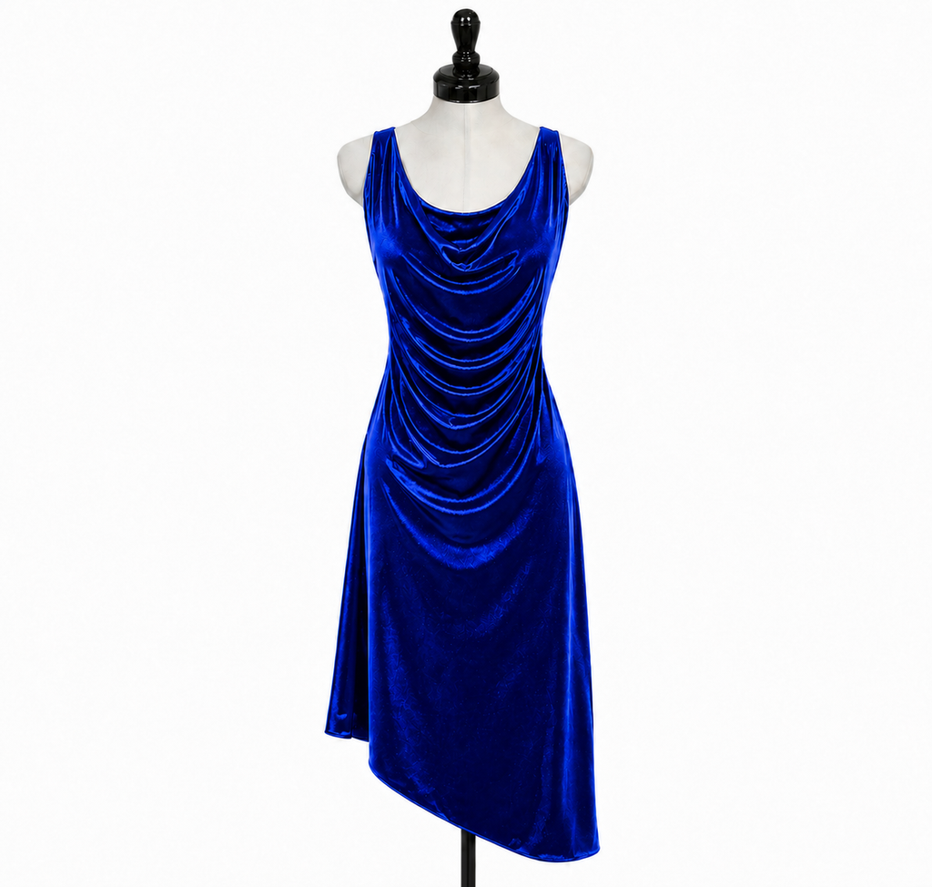 CST-409-V Velvet Slip Dress