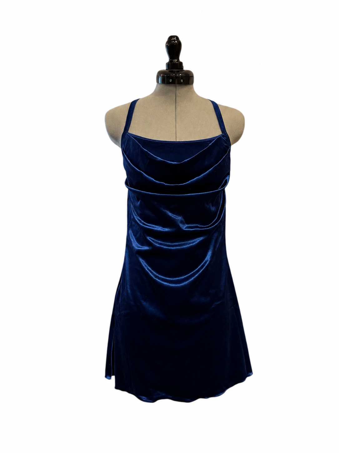 CST-403-V Velvet Slip Dress