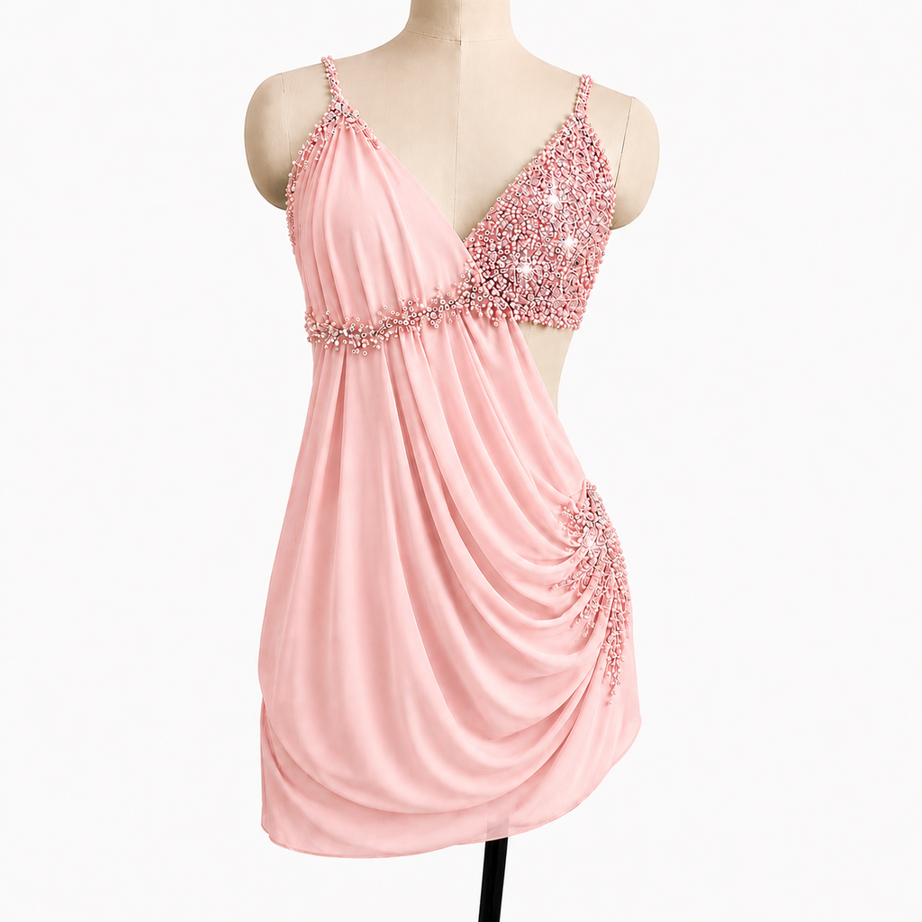 CST-307 Lyrical Contemporary 2 Piece Connected Dance Costume