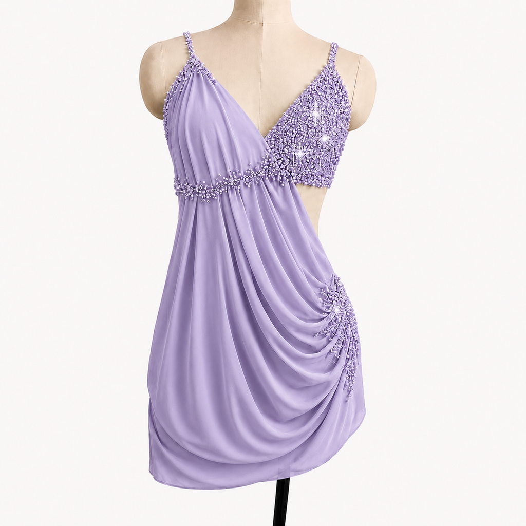 CST-307 Lyrical Contemporary 2 Piece Connected Dance Costume