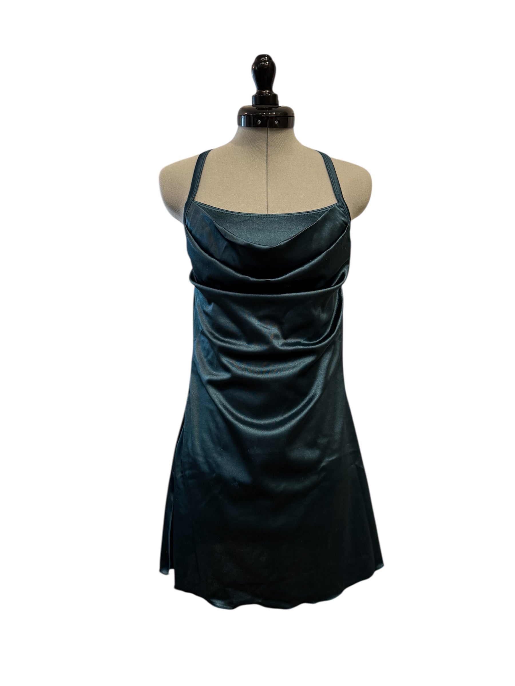 CST-403-S Satin Slip Dress